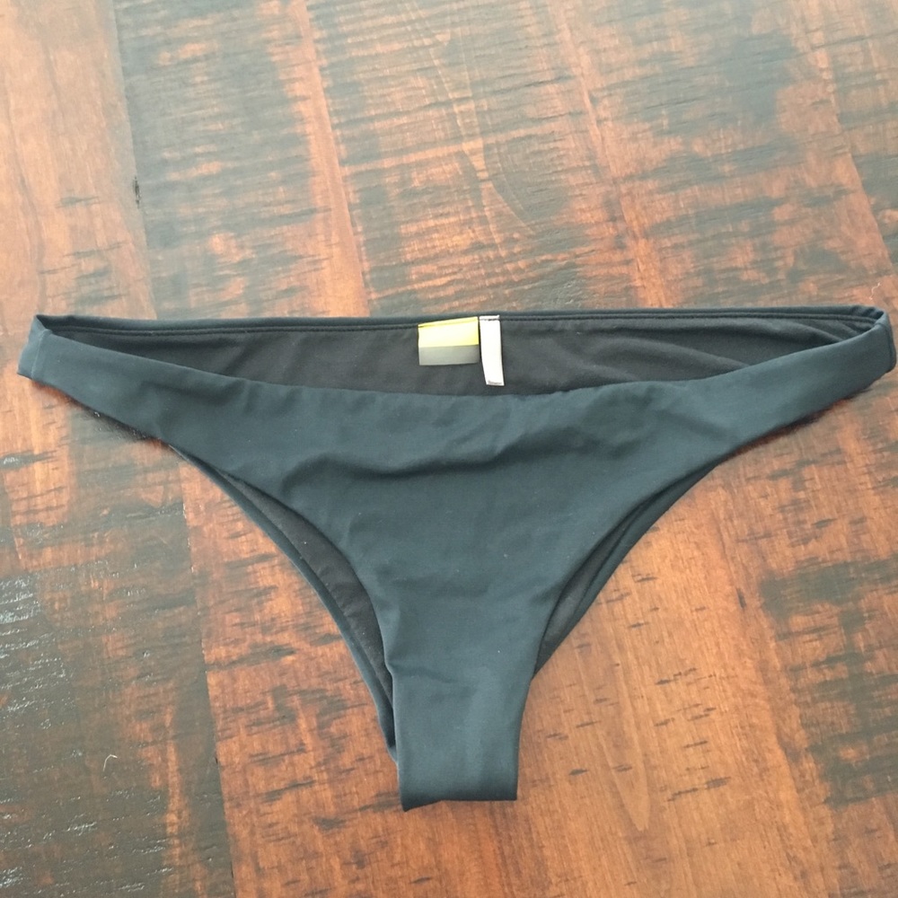 Black swimsuit bottoms from Pacsun.